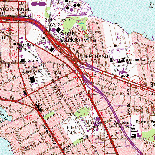 Topographic Map of Saint Germain Foundation, FL