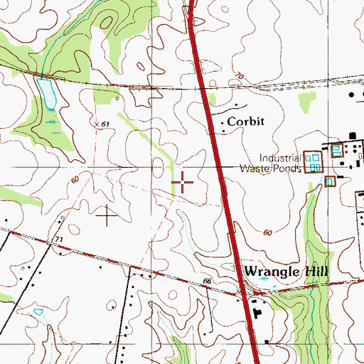 Topographic Map of Conectiv Delmarva Peaking Station, DE