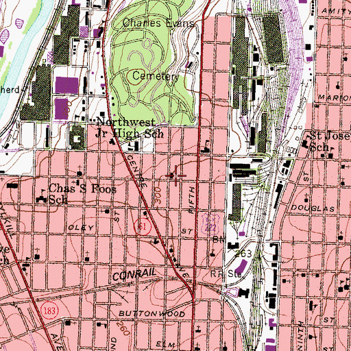 Topographic Map of Evangelical Lutheran Church of the Holy Spirit, PA
