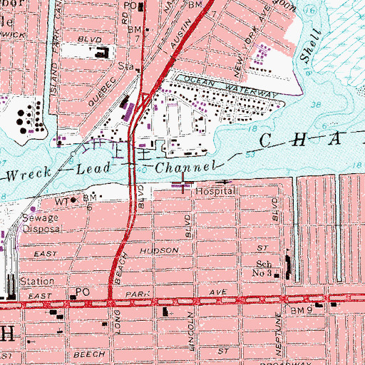 Topographic Map of Hannah And Isidore Komanoff Pavilion, NY