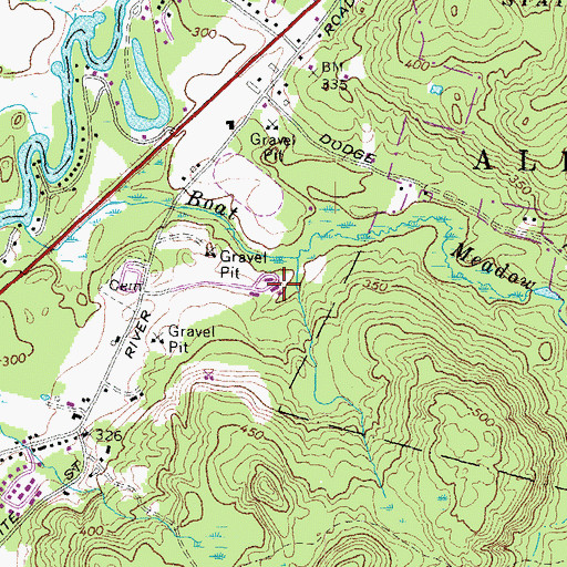Topographic Map of Pine Haven Boys Center, NH