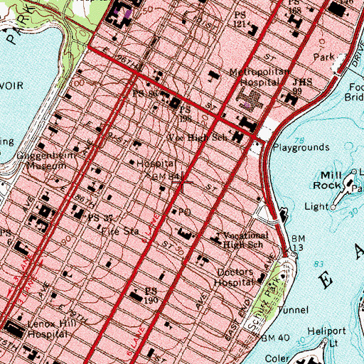 Topographic Map of Ruppert Park, NY