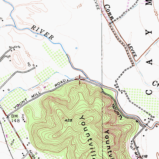 Topographic Map of Lincoln Creek, CA