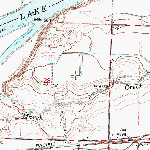 Topographic Map of H 2 A Lateral, ID