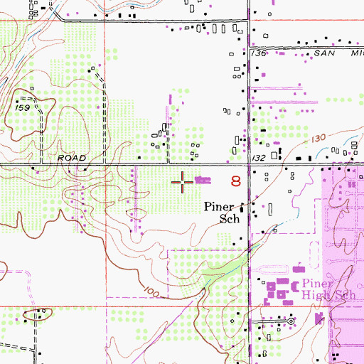 Topographic Map of Northwest Prep Charter School, CA
