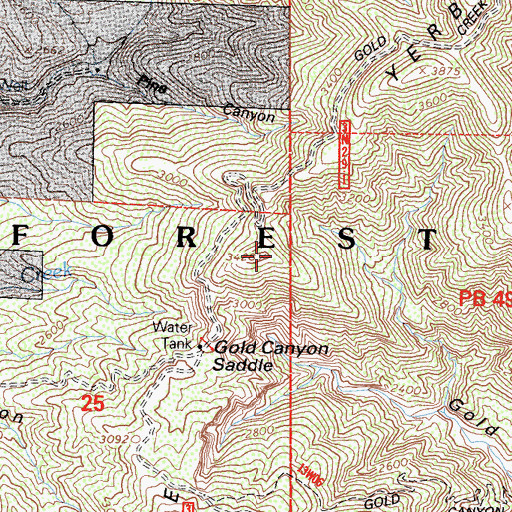 Topographic Map of Yerba Buena Ridge, CA
