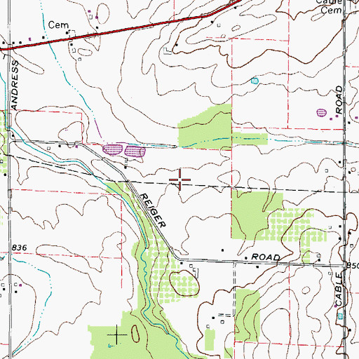 Topographic Map of Soviak Orchards, OH