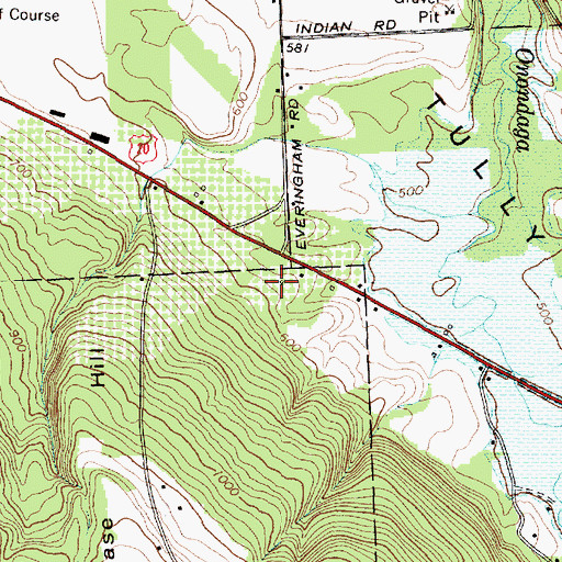 Topographic Map of O'Neills Orchard, NY