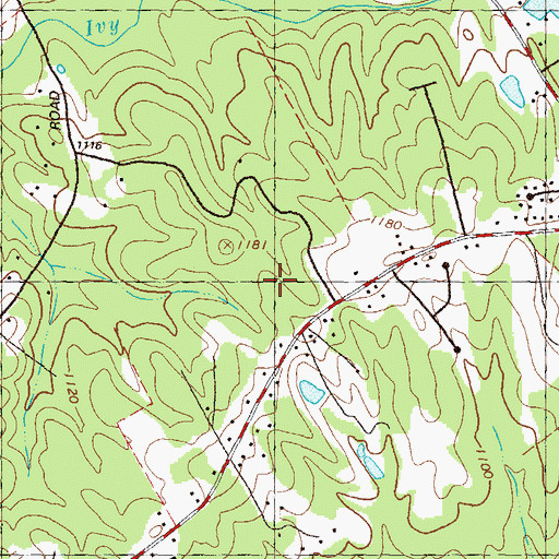 Topographic Map of Twin Rivers Middle School, GA