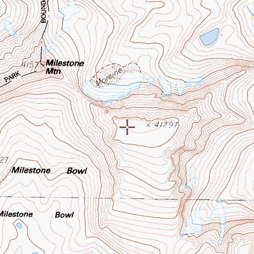 Topographic Map of Kern Ridge, CA