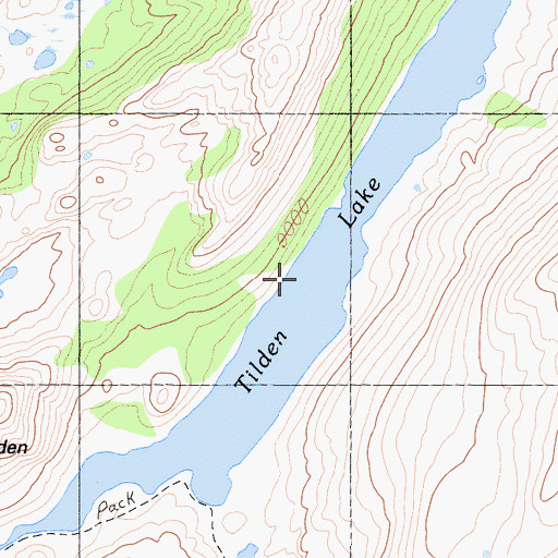 Topographic Map of Tilden Lake, CA