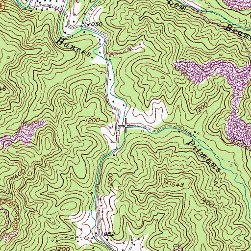 Topographic Map of Tompsons Mill (historical), KY