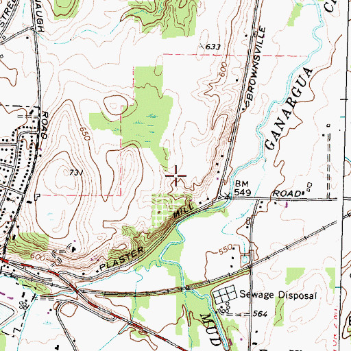 Topographic Map of Holmestead Farms, NY