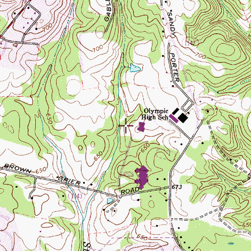 Topographic Map of Steele Creek Elementary Park, NC
