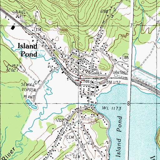 Topographic Map of Derby Line Rescue Squad, VT