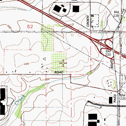 Topographic Map of Hondo Dog Park, OR