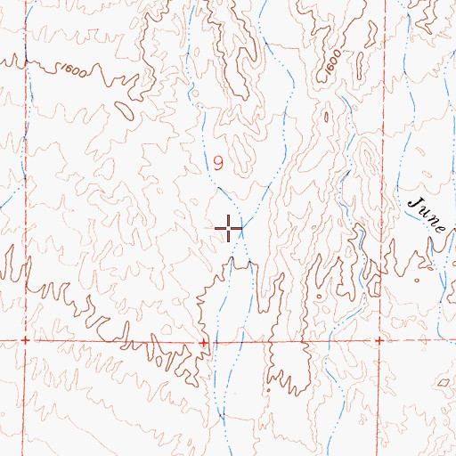 Topographic Map of East Fork Ironwood Wash, CA