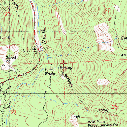 Topographic Map of Chipps Mine, CA