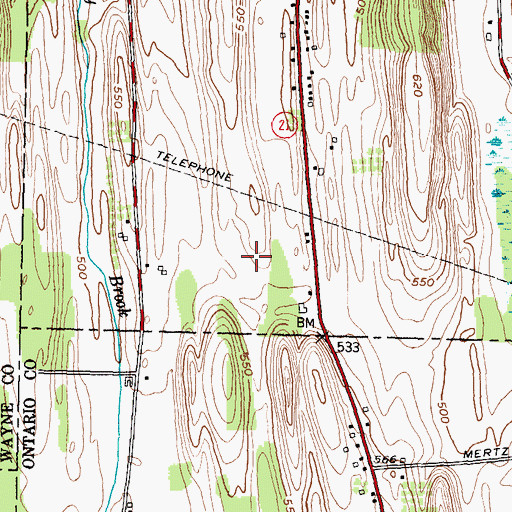 Topographic Map of The Church of Jesus Christ of Latter Day Saints, NY