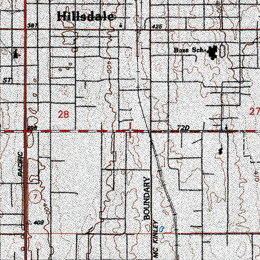 Topographic Map of City Kidz Preschool and Daycare Center, WA