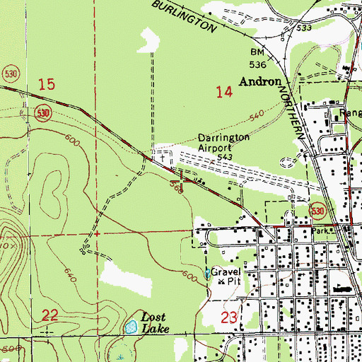 Topographic Map of Glad Tidings Assembly of God Church, WA