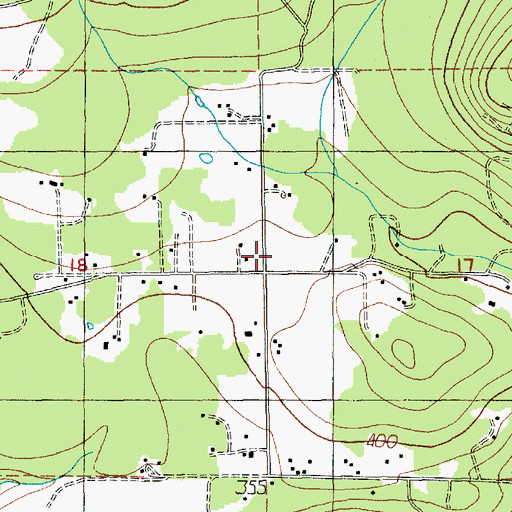 Topographic Map of North County Fire / Emergency Medical Services Station 92 Grandview, WA