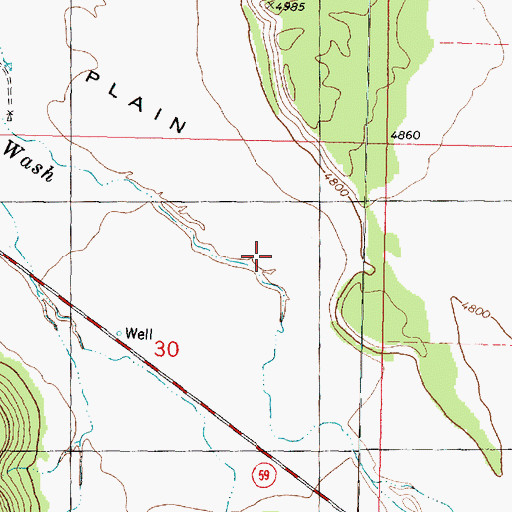 Topographic Map of Smithsonian Fire Department, UT