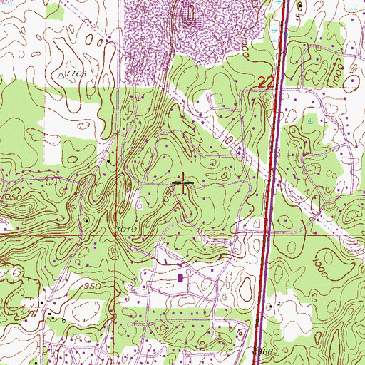 Topographic Map of Township of Elk River (historical), MN