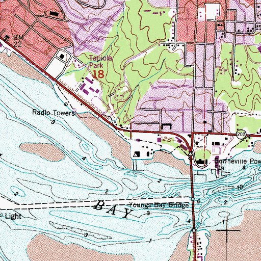 Topographic Map of Medix Ambulance Service, OR