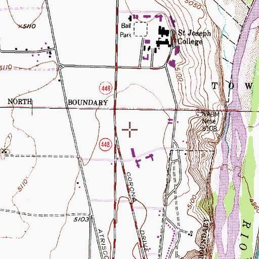 Topographic Map of Albuquerque Fire Department Station 17, NM
