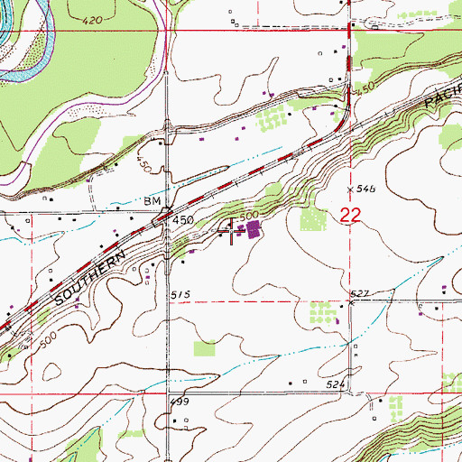 Topographic Map of Troost Dairy, OR