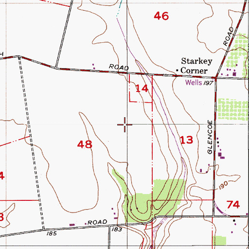 Topographic Map of Tanasacres Nursery, OR