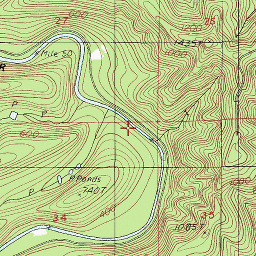 Topographic Map of Ford Access Boat Ramp, OR