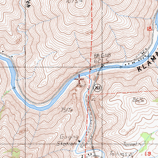 Topographic Map of Shasta River, CA