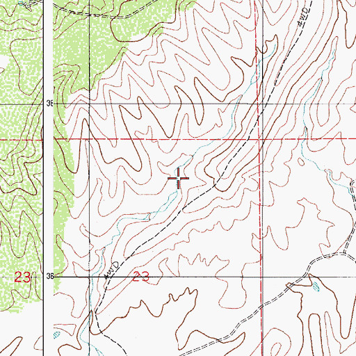 Topographic Map of Golder Ranch Fire District Station 372, AZ