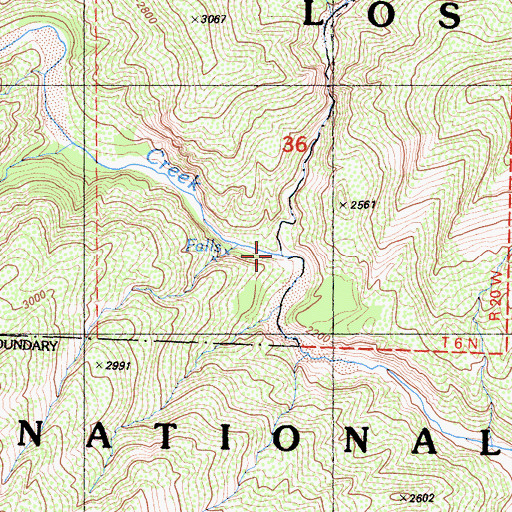 Topographic Map of Alder Creek, CA