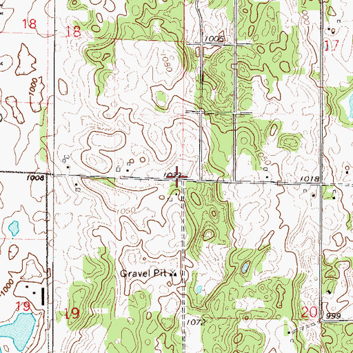 Topographic Map of School Number 49 (historical), MN