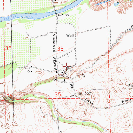 Topographic Map of Diamond S Ranch, CA