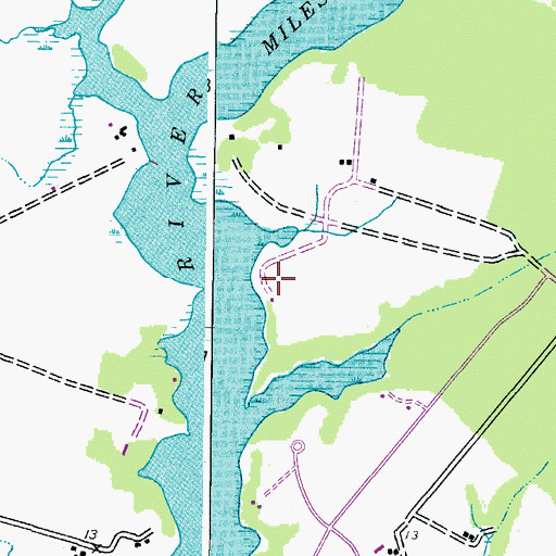 Topographic Map of Little Ashby Vineyards, MD