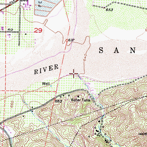 Topographic Map of Eureka Canyon, CA
