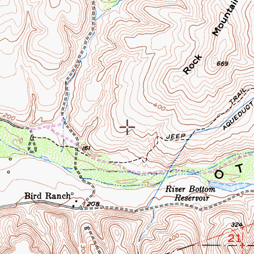 Topographic Map of Otay Quarry, CA