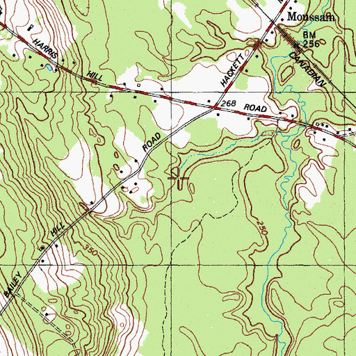 Topographic Map of Poland Spring Academy, ME