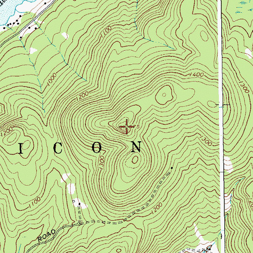 Topographic Map of Keil Mountain, NY