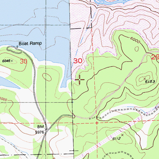 Topographic Map of Logger Campground, CA