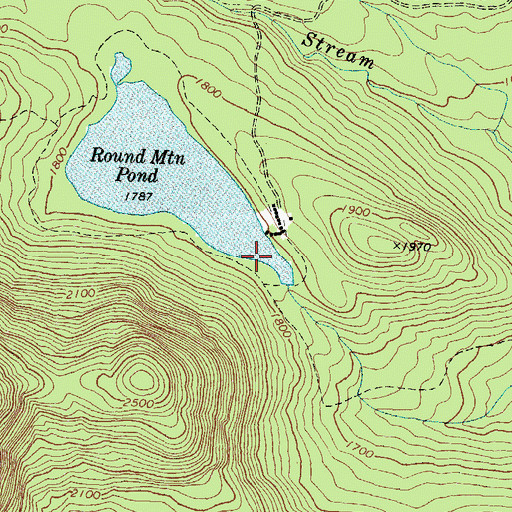 Topographic Map of Alder Stream Township, ME