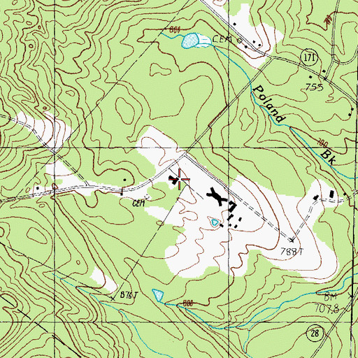 Topographic Map of Carroll County Sheriff's Office, NH