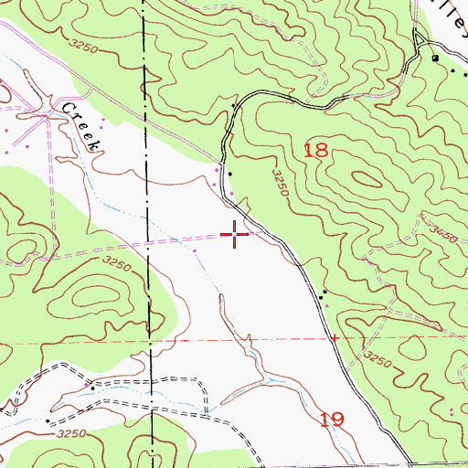 Topographic Map of Mariposa County Sheriff's Office, CA