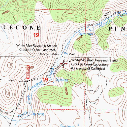 Topographic Map of See Remarks, CA