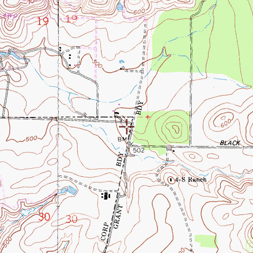 Topographic Map of San Diego County Sheriff's Office, CA