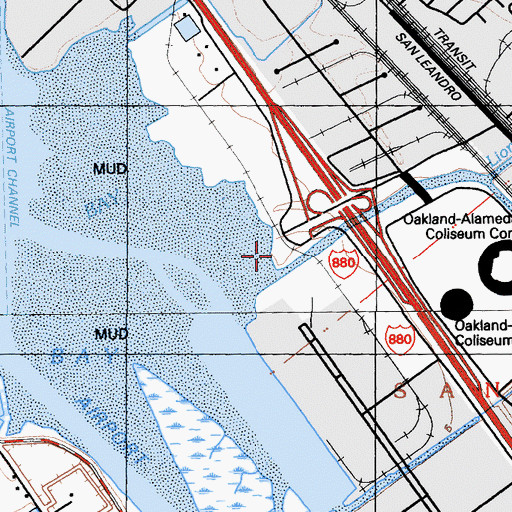 Topographic Map of Damon Marsh, CA